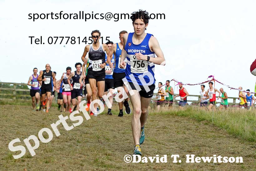 Senior mens 2021 North Eastern Harrier League, Druridge Bay. Photo: David T. Hewitson/Sports for All Pics